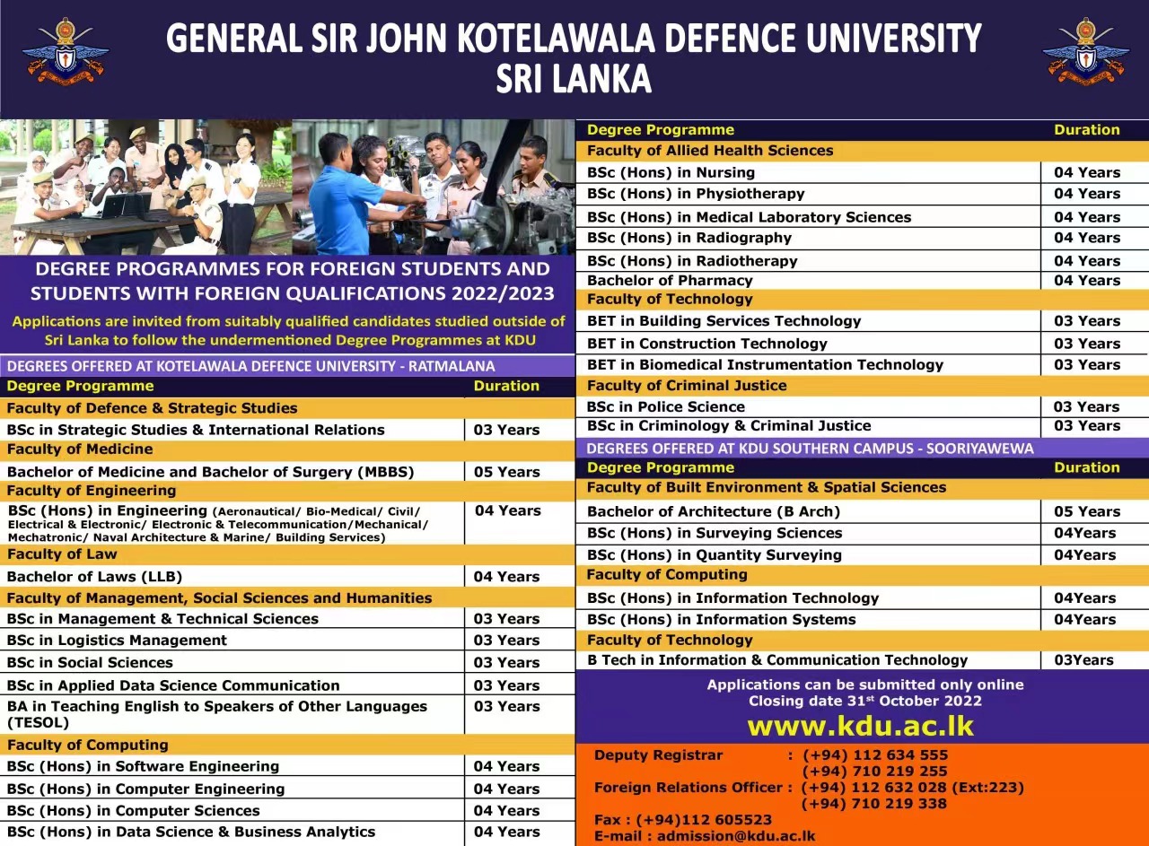 Enrolment of foreign Students and students with foreign qualifications